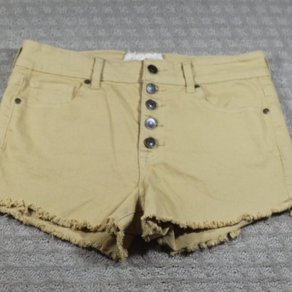 Altar'd StateSize 28 Mustard Yellow Button Fly Shorts - LIKE NEW - Picture 1 of 6